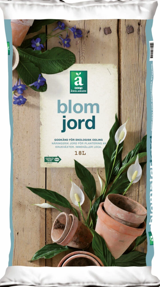 Änglamark Blomsterjord 18 Liter 1 Änglamark Blomsterjord 18 Liter