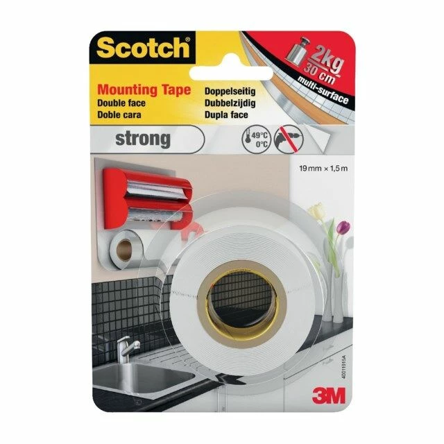 Scotch® Kraftig Monteringstape 1 Scotch® Kraftig Monteringstape